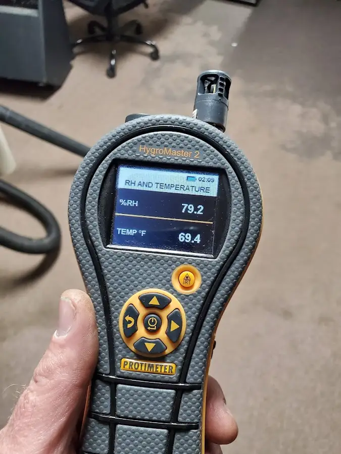 Moisture meter humidity assessment for Fire & Smoke Damage Restoration in Melbourne
